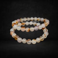 Image 1 of Red Dendritic Agate Bracelets 