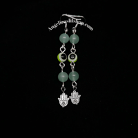 Image 6 of Evil Eye/Hamsa Earring (L)