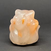 Image 3 of Nine (9) Tailed Fox - Agate Carving “H”