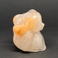 Image 4 of Nine (9) Tailed Fox - Agate Carving “H”