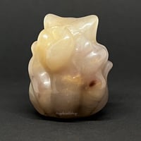 Image 3 of Nine (9) Tailed Fox - Agate Carving “A”