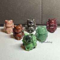 Image 25 of Mini Nine (9) Tailed Fox Carving