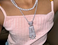 Image 1 of Initial name necklace 