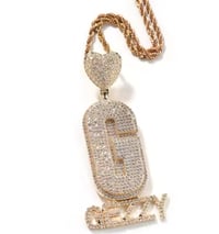 Image 2 of Initial name necklace 