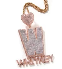Image 3 of Initial name necklace 
