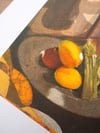 Still Life with Mangoes (Detail), A5 Risograph Print