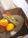 Still Life with Mangoes (Detail), A5 Risograph Print