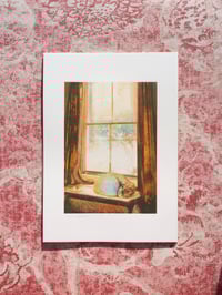 Image 1 of Frosty Cat Detail A5 Risograph Print