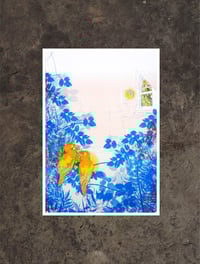 Image 3 of Bedroom Jungle A3 Risograph Print
