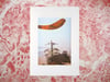 Plants and Ships A4 Risograph Print