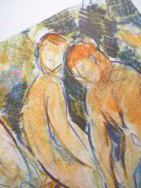 Image 2 of A Visit to See Cezanne A4 Risograph Print