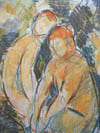 A Visit to See Cezanne A4 Risograph Print