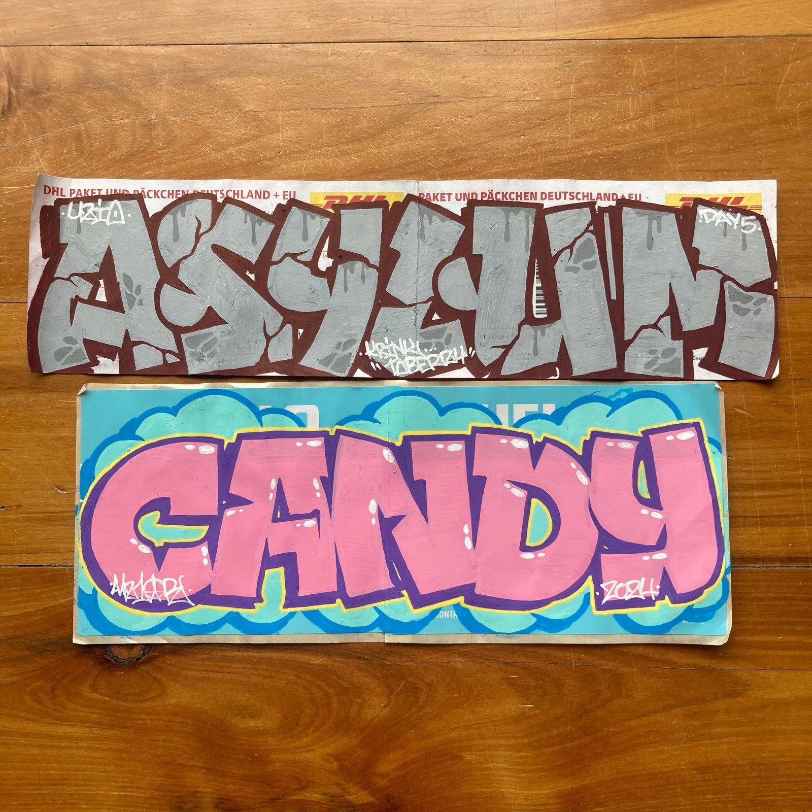 KRINKTOBER GRAFFITI PIECES | Uzio Art