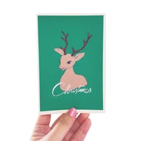 Image 1 of Reindeer Bright Christmas Card