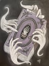 Ghostly Hands and the Grimoire 6 X 8 Giclee Print