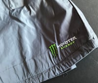 Image 3 of Monster Energy Hooded Full Zip Windbreaker Rain Jacket Men's in SMALL