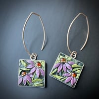 Image 1 of Coneflower Earrings 