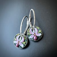 Image 1 of Sweet Orchid Hoops