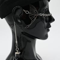 Image 3 of Silver Luna Moth Facechain