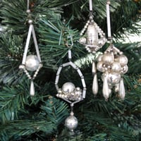 Image 4 of Four Vintage Czech Glass Ornaments (Set 2)