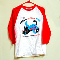 Image 2 of Mutual Autism Time 3/4 Sleeve T-shirt