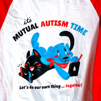 Image 4 of Mutual Autism Time 3/4 Sleeve T-shirt