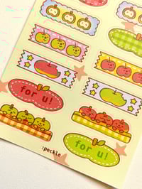 Image 3 of Apple Of My Eye Vinyl Sticker Sheet