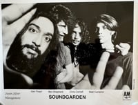 Image 1 of SOUNDGARDEN A&M Records 1991 Press Kit w/ 8x10 Photo + Folder + release PROMO