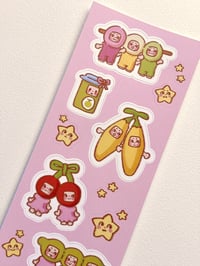 Image 1 of Fruity Kewpie Babies Vinyl Sticker Sheet