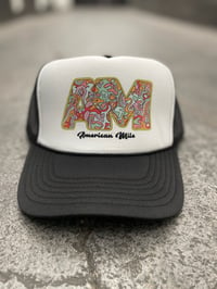 OFFICIAL AMERICAN MILE AM LOGO TRUCKER HAT