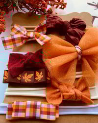 Image 1 of Orange Plaid Nylonband Set