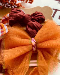Image 2 of Orange Plaid Nylonband Set