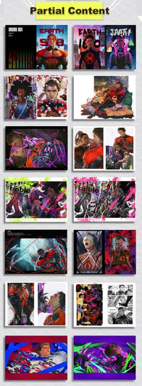 Image 2 of Miguel Central  Artwork collection set