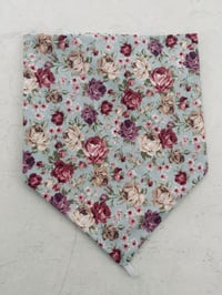 Baby Blue and Pink Floral Neckscarve