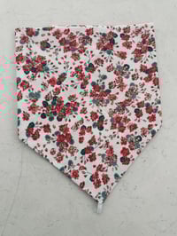 Red and white Floral Neckscarve