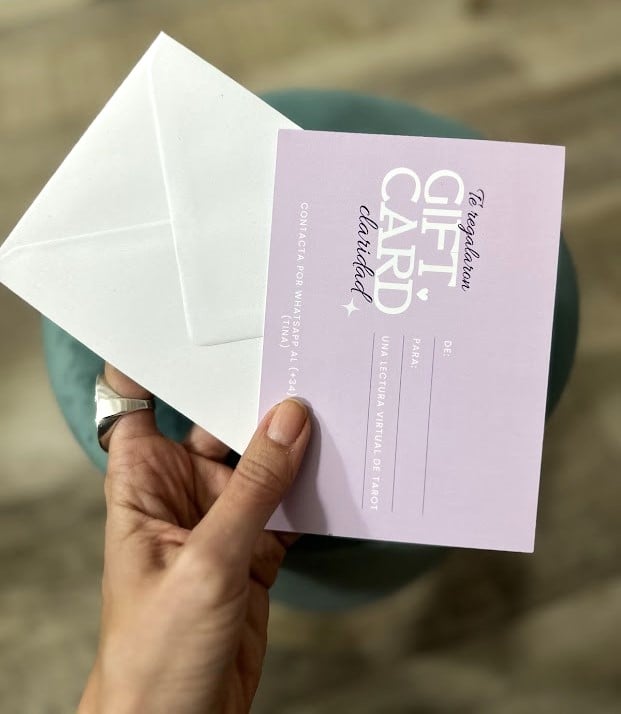 Image of Gift card: lectura de tarot