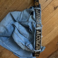 Image 3 of CUSTOM BUCKLE + DYED & PAINTED ROPE LETTERING BELT