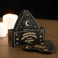 Talking Board Planchette Coaster Set
