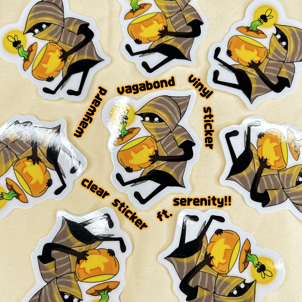 Image of Wayward Vagabond/The Mayor Clear Vinyl Sticker