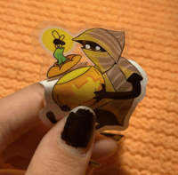 Image 3 of Wayward Vagabond/The Mayor Clear Vinyl Sticker