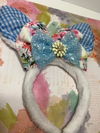 Image 2 of Blue Plaid  Bunny Ears
