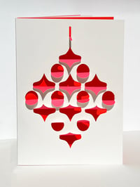 Image 1 of 4 x Red Bauble