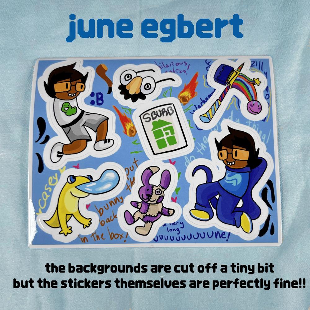 Image of  Beta Kids Vinyl Sticker Sheets