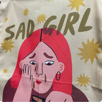 Image 3 of Sad Girl Noodles Tea Towel