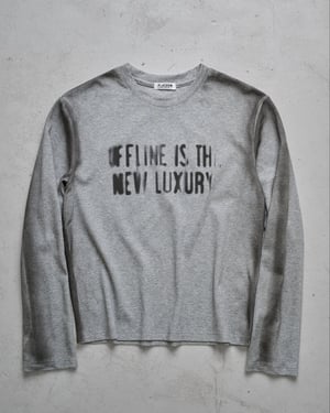 Image of PLACEBO - Offline Long Sleeve T-Shirt (Grey)