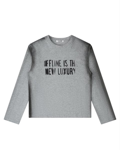 Image of PLACEBO - Offline Long Sleeve T-Shirt (Grey)