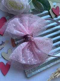 Image 3 of Large Tutu Bow Headband