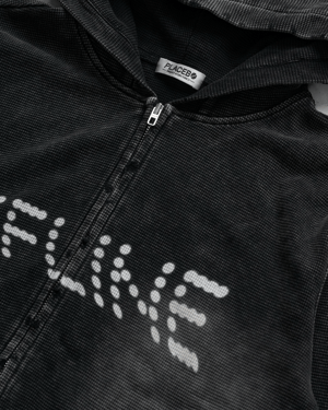 Image of PLACEBO - Offline Zip-Up Hoodie (Black)
