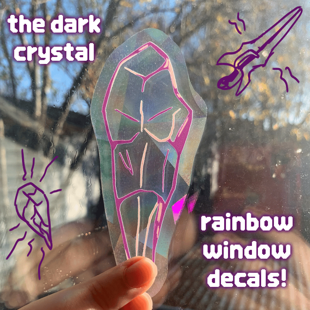 Image of The Dark Crystal Suncatcher Window Decals