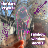 Image 1 of The Dark Crystal Suncatcher Window Decals